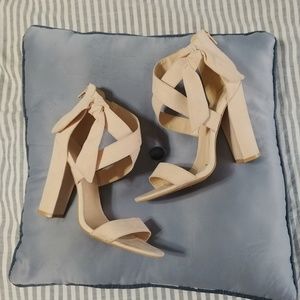 * Bundle* Light Pink Suede Heels